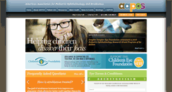 Desktop Screenshot of aapos.org